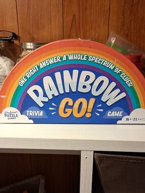 Professor Puzzle Games Rainbow GO! Trivia Game - Colorful Rainbow Edition